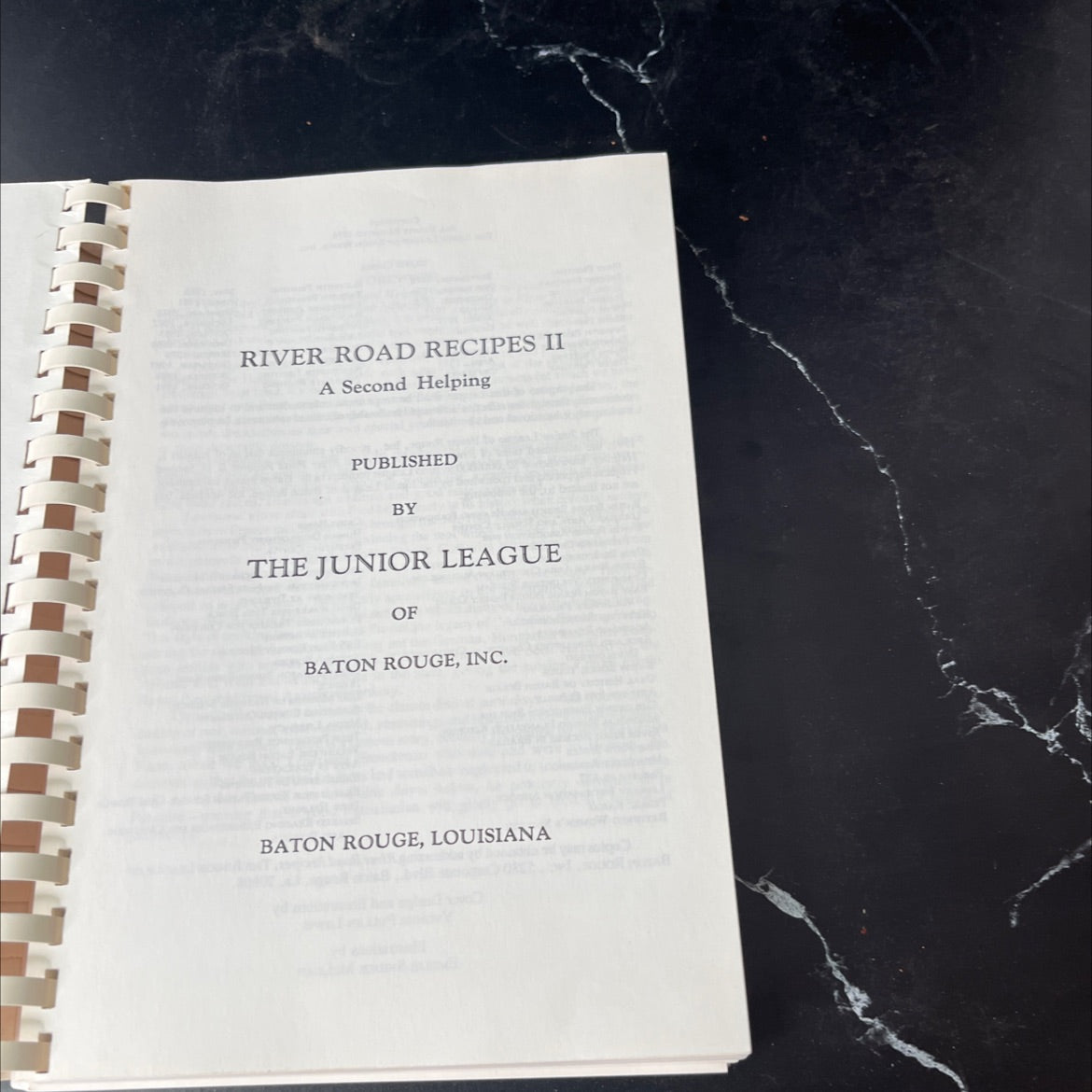 river road recipes ii a second helping book, by the junior league of baton rouge inc, 1991 Paperback image 2