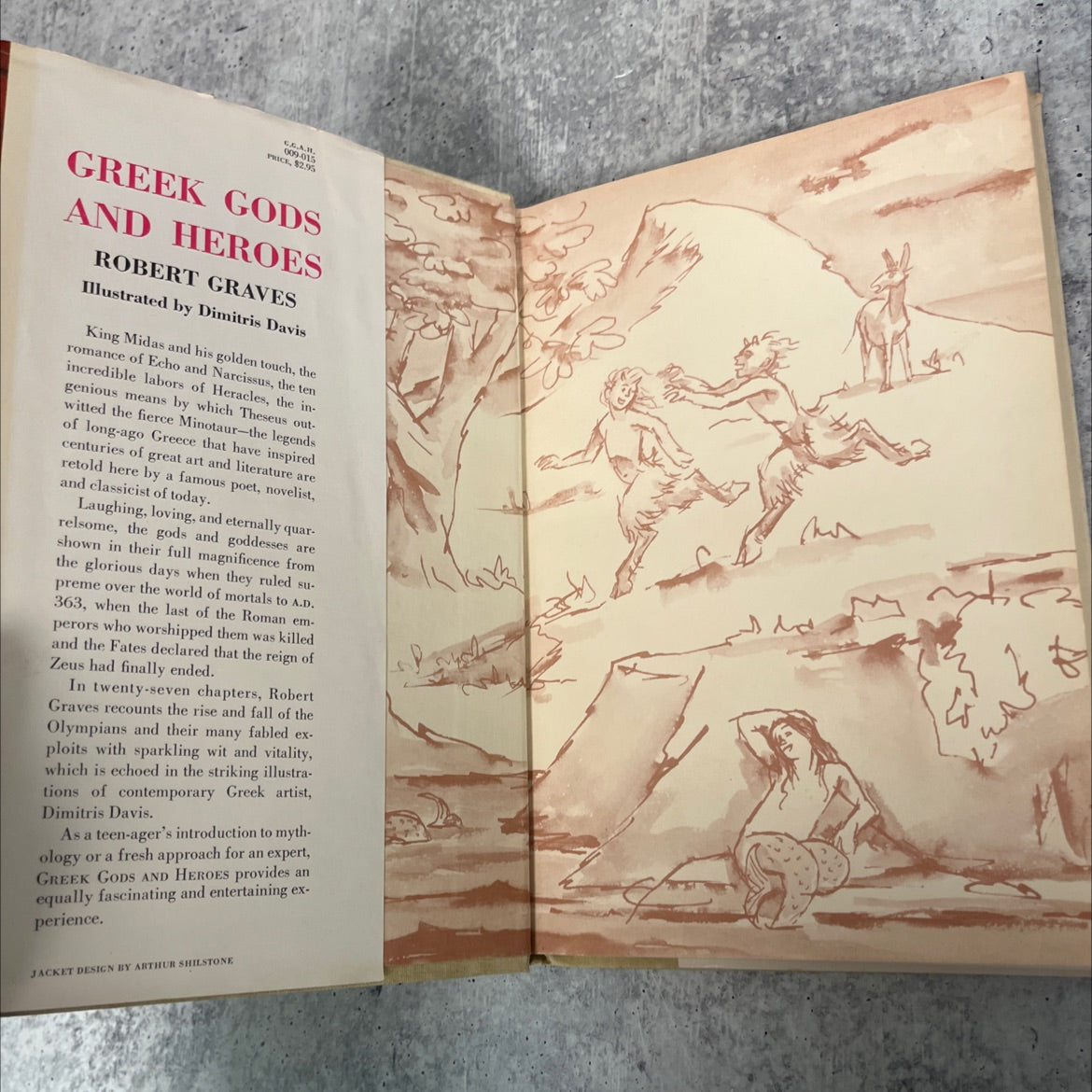 robert graves greek gods and heroes book, by Robert Graves, 1960 Hardcover image 4