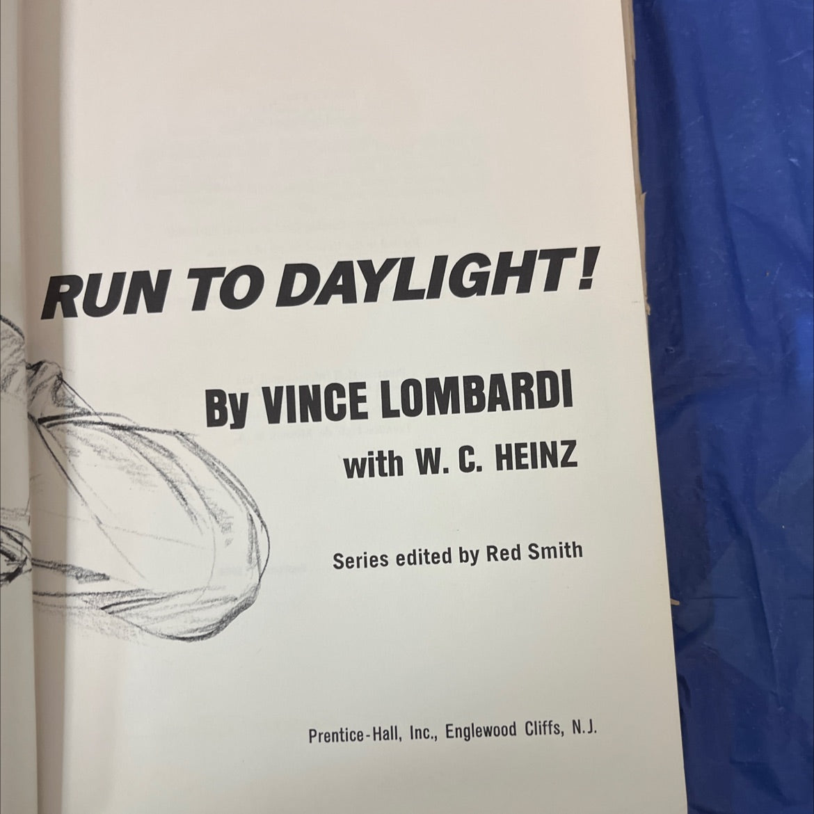 run to daylight! book, by vince lombardi, 1963 Hardcover image 2