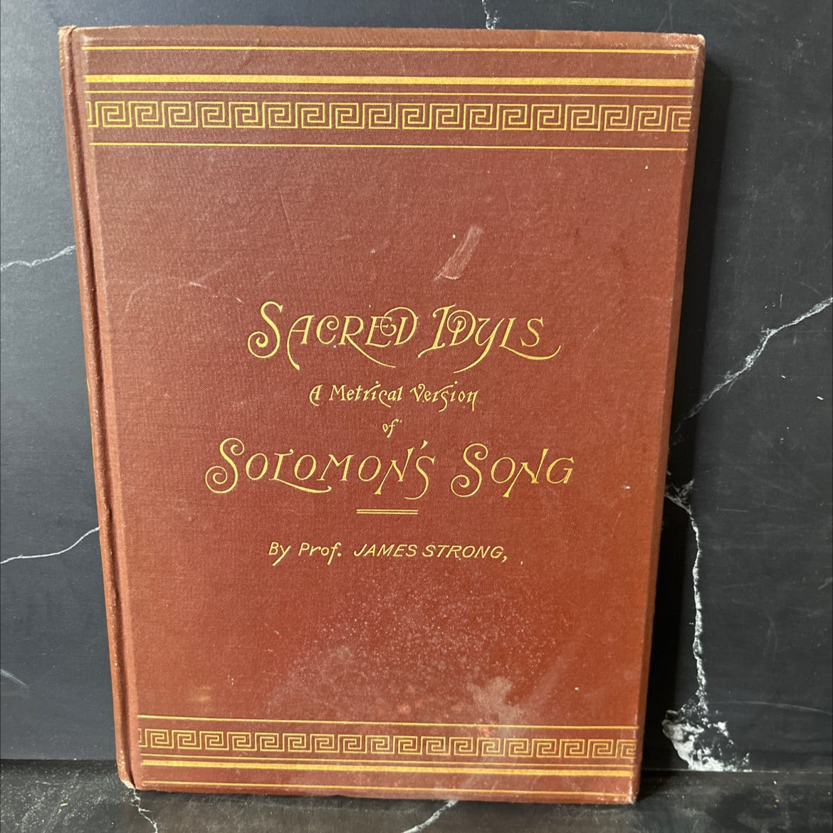 sacred idyls a metrical version of solomon's song with appropriate explanations book, by prof. james strong, 1889 image 1