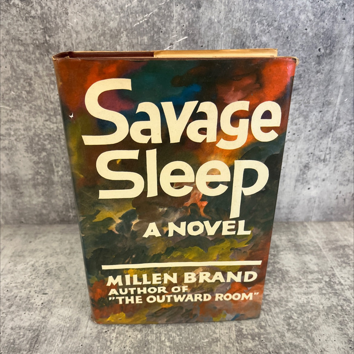 savage sleep book, by Millen Brand, 1968 Hardcover image 1