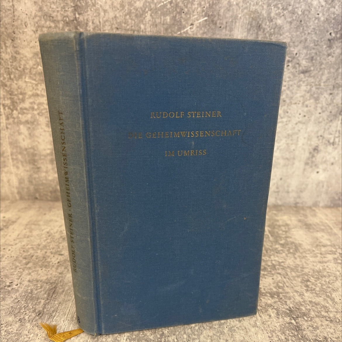 secret science outlined book, by rudolf steiner, 1968 Hardcover, Vintage image 1