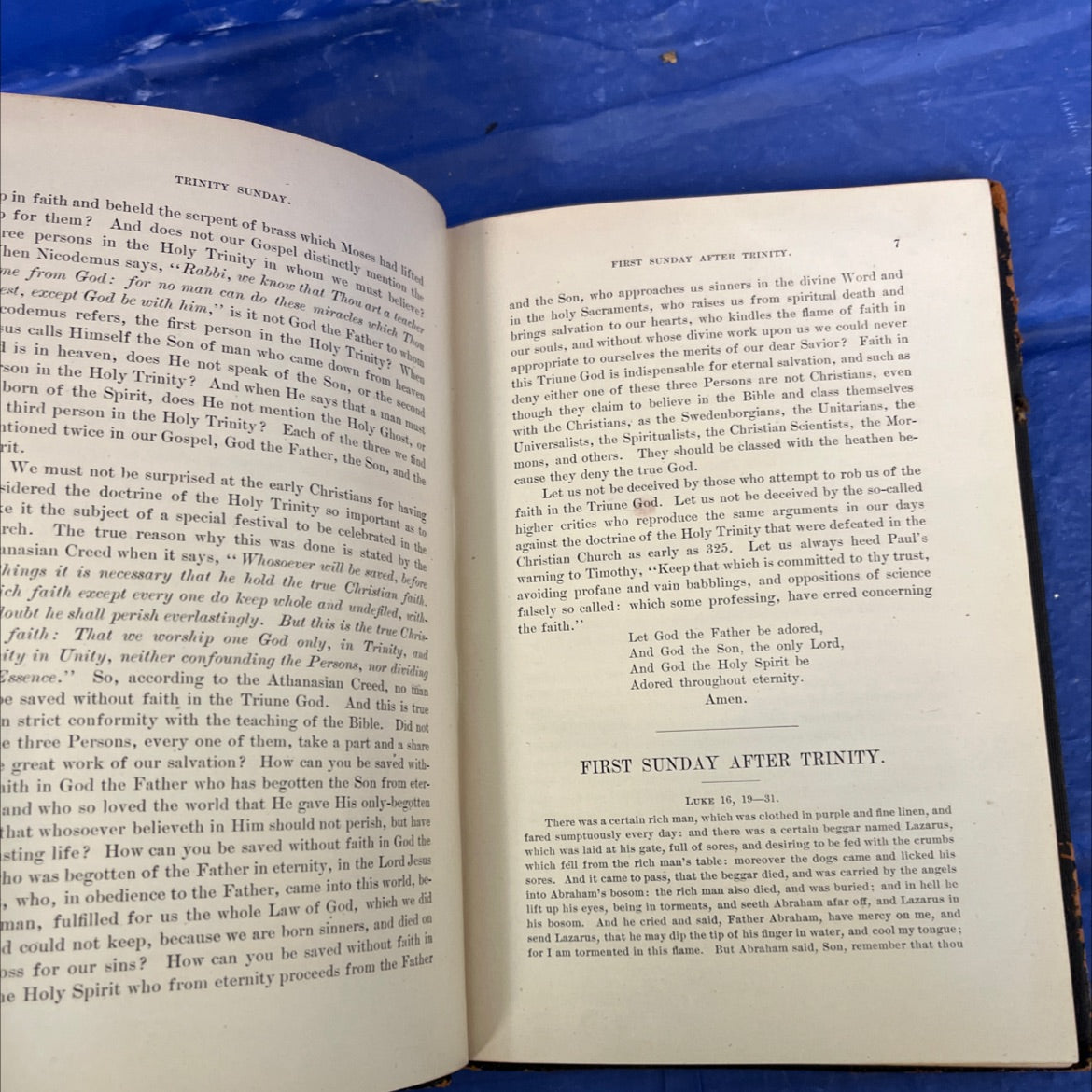 sermons on the gospels of the ecclesiastical year book, by henry sieck, 1904 Leather image 4