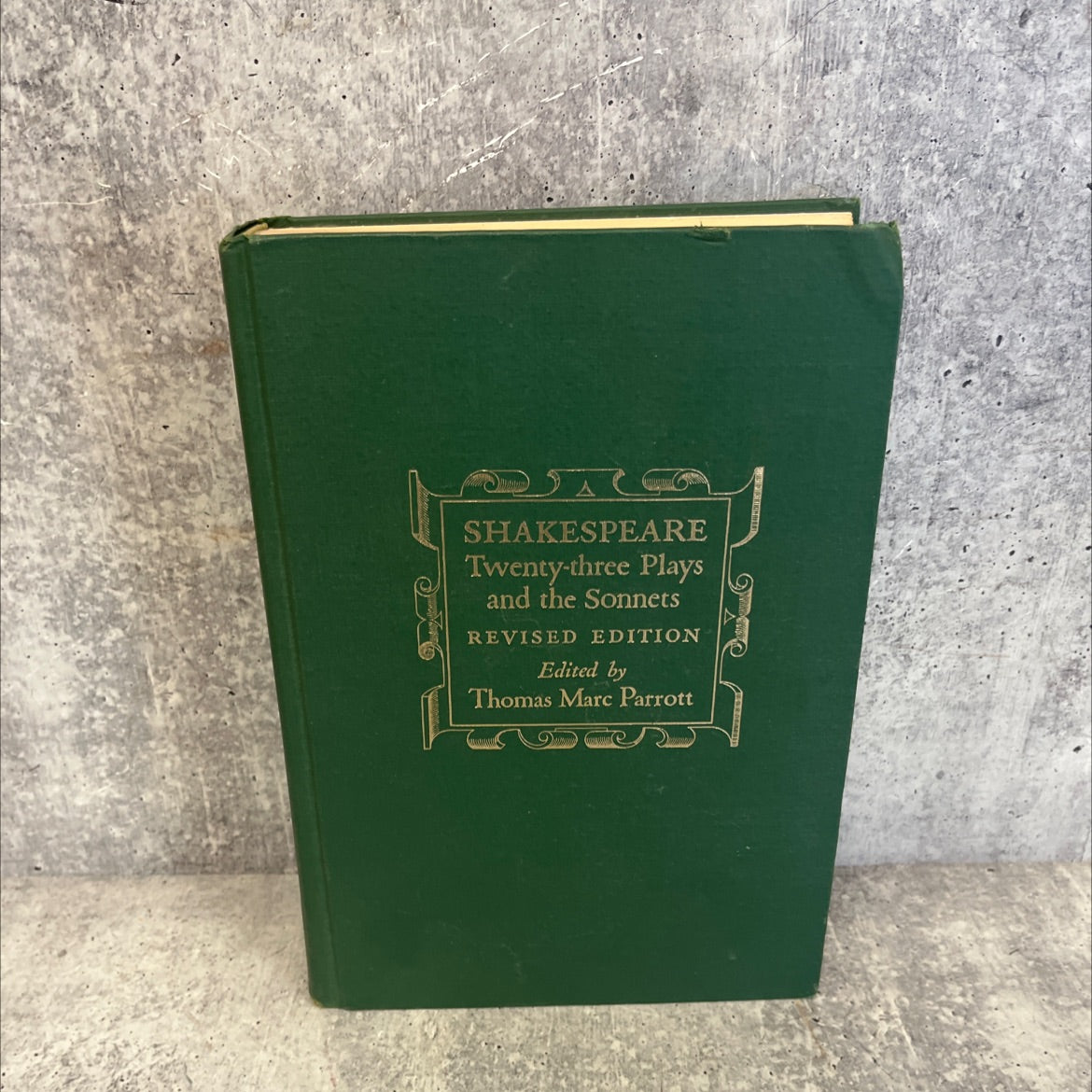 shakespeare twenty-three plays and the sonnets book, by thomas marc parrott, 1953 Hardcover image 1