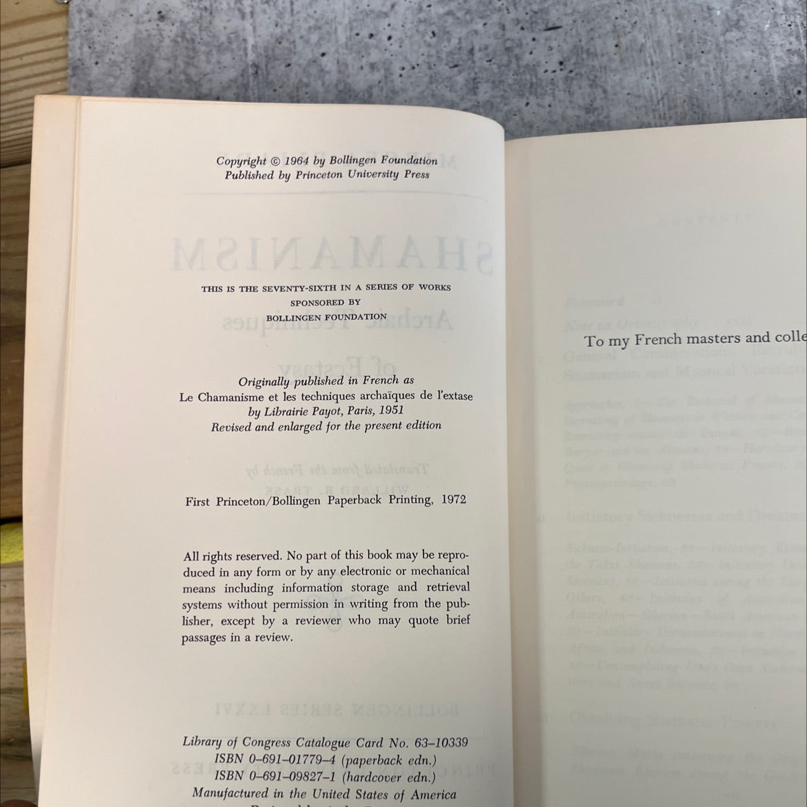 shamanism archaic techniques of ecstasy book, by mircea eliade, 1972 Paperback, Vintage image 3