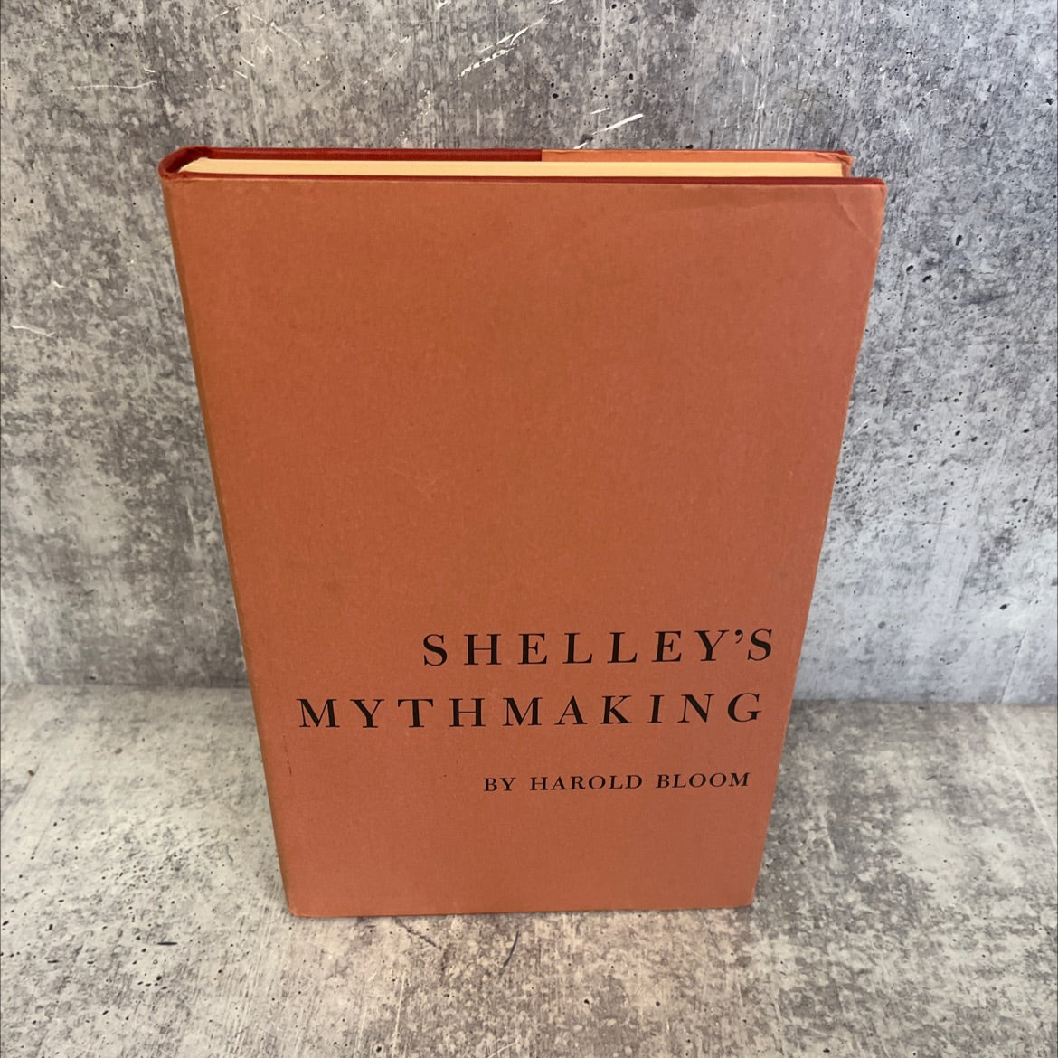 shelley's mythmaking book, by harold bloom, 1959 Hardcover image 1