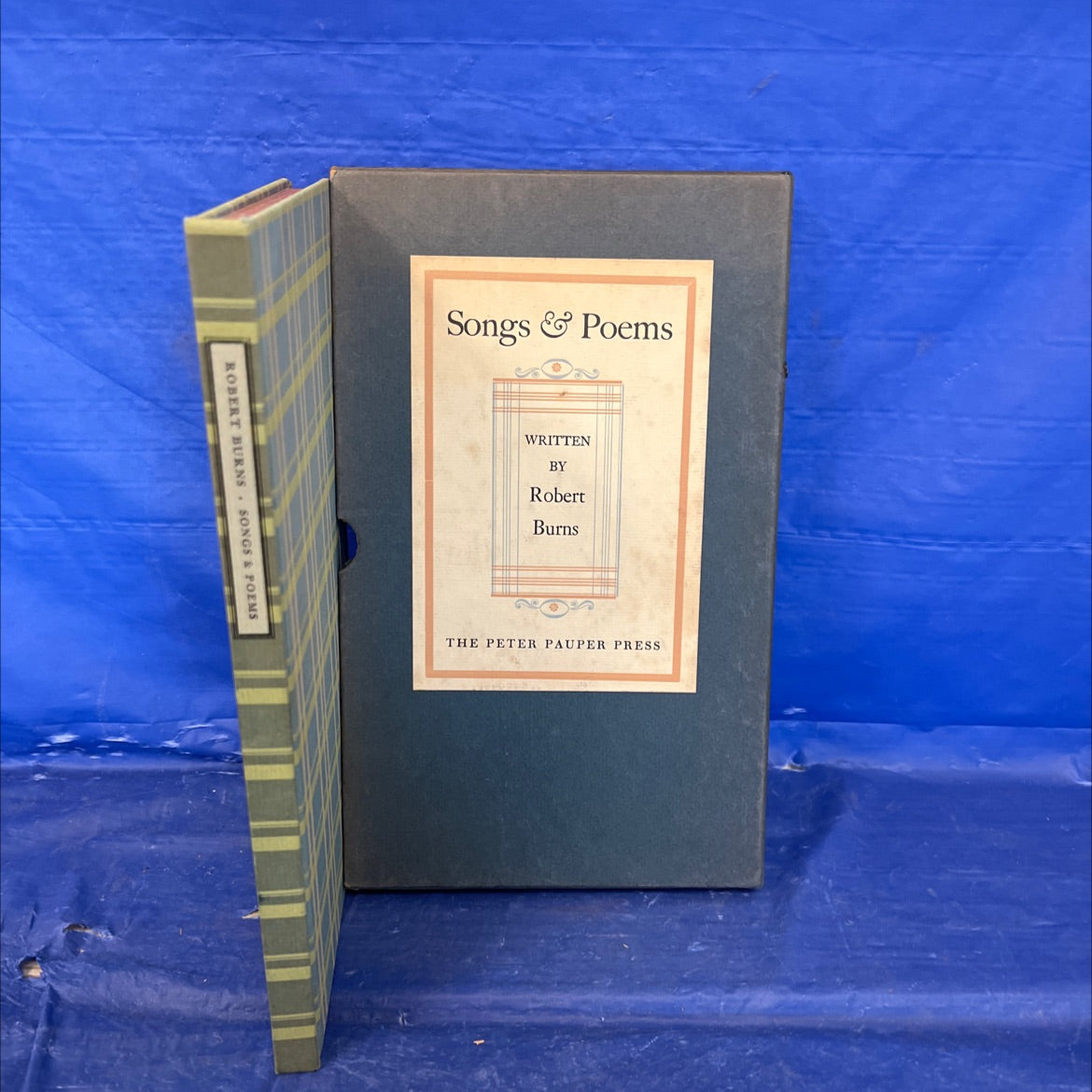 songs & poems book, by Robert Burns, Unknown Hardcover image 1