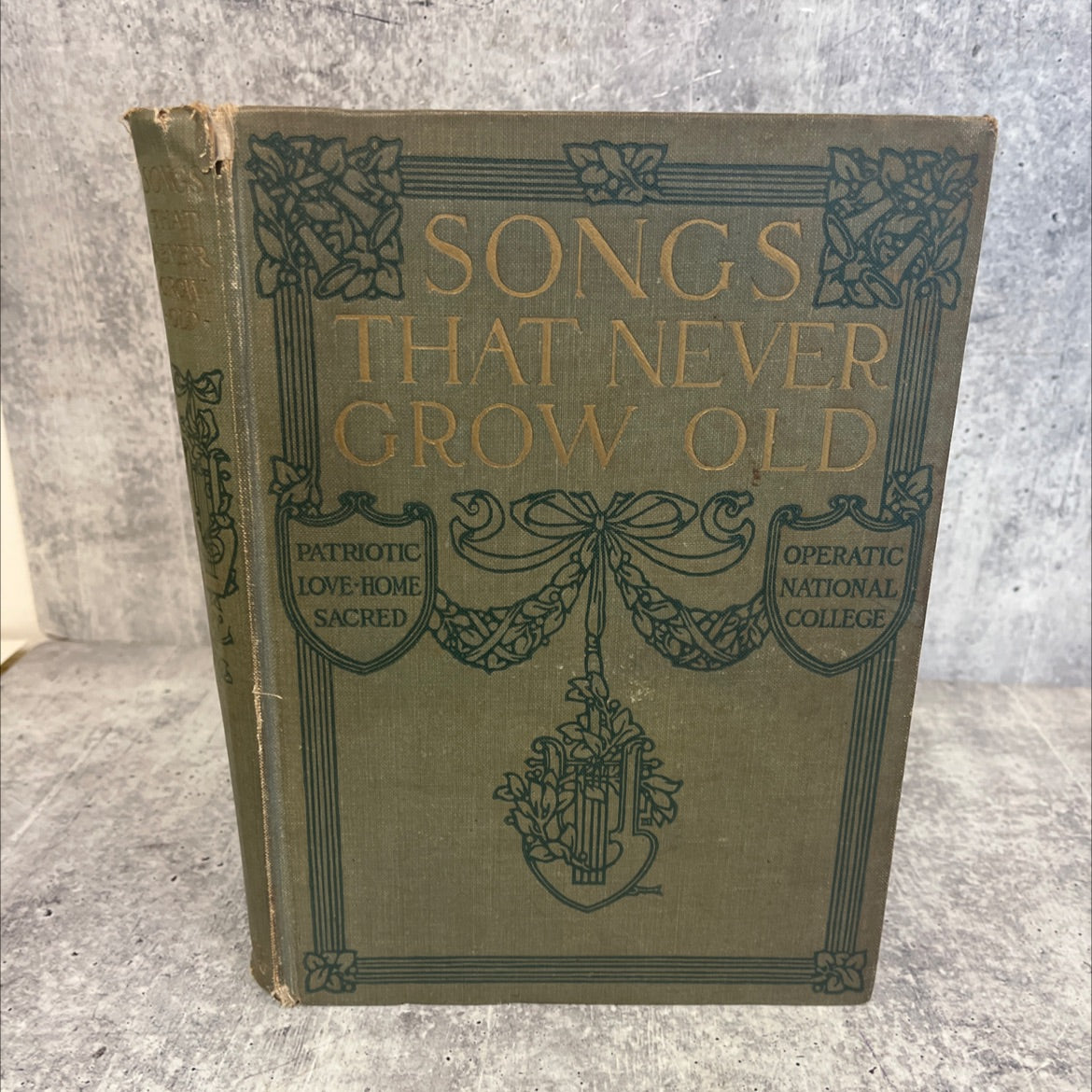 songs that never grow old book, by ck rezia bori, 1913 Hardcover, Antique image 1