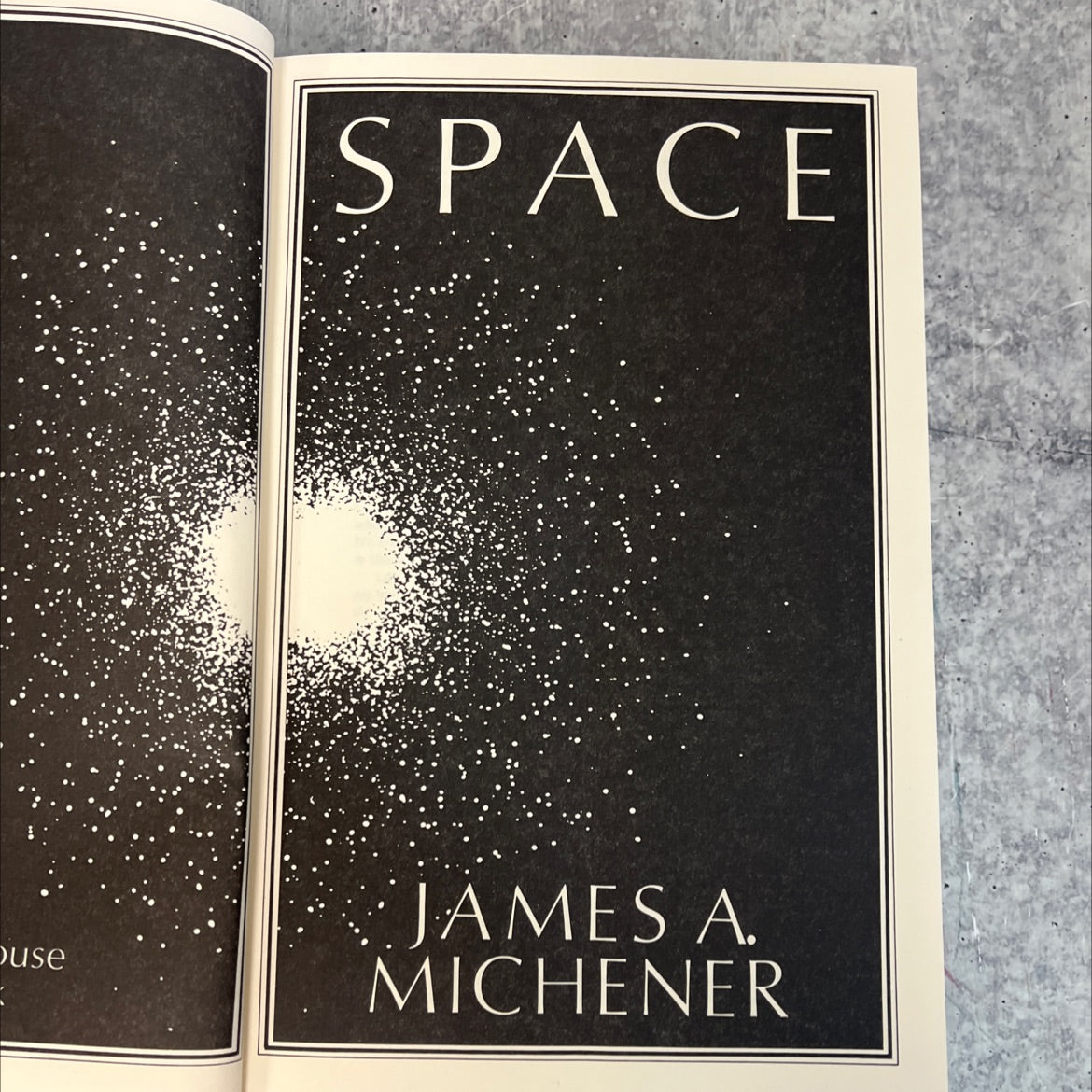 space book, by james a. michener, 1982 Hardcover, Vintage image 2