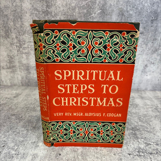 spiritual steps to christmas book, by very rev. msgr. aloysius f. coogan, m.a., 1953 Hardcover, Vintage image 1