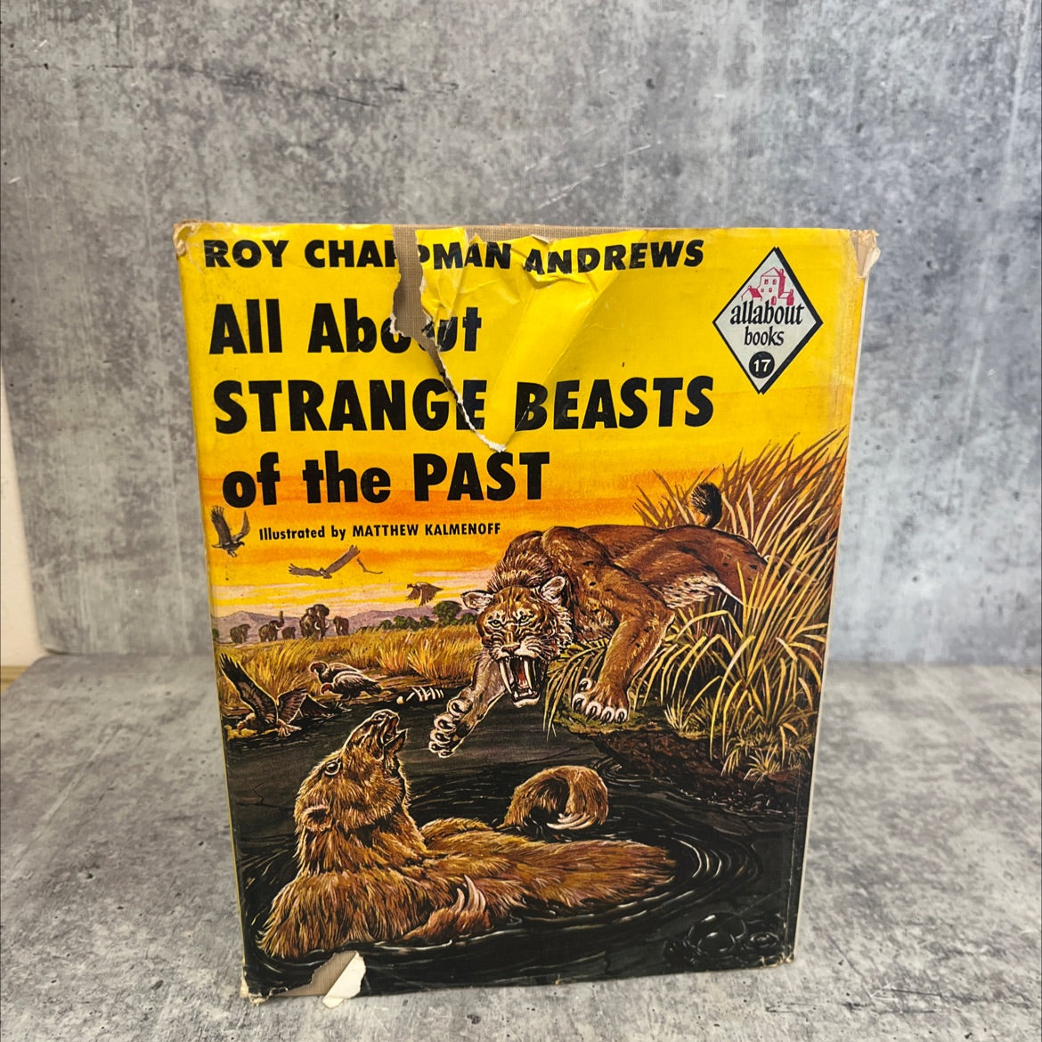 strange beasts of the past book, by roy chapman andrews, 1956 Hardcover, Vintage image 1