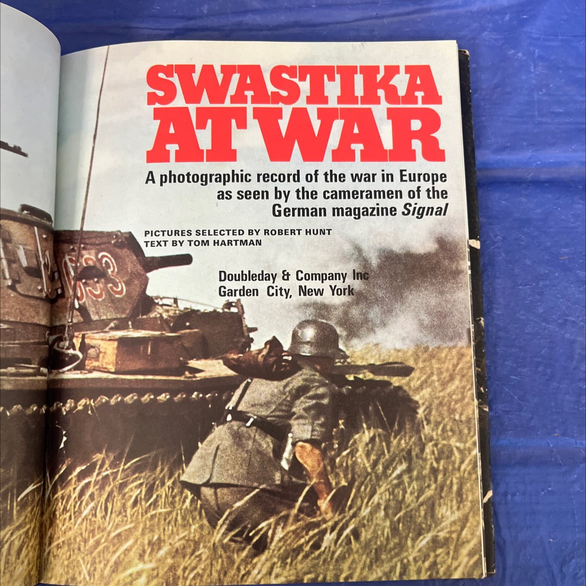 swastika at war book, by tom hartman, 1975 Hardcover image 2