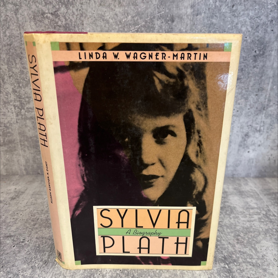 sylvia plath: a biography book, by linda wagner-martin, 1987 Hardcover image 1