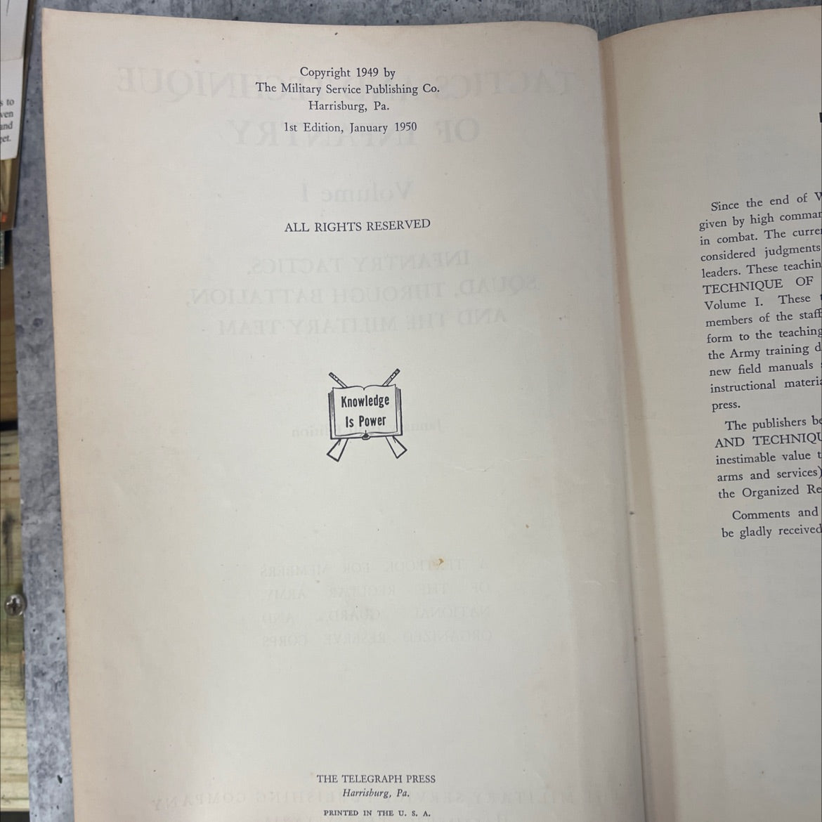 tactics and technique of infantry volume i infantry tactics, squad, through battalion, and the military team book, by image 3