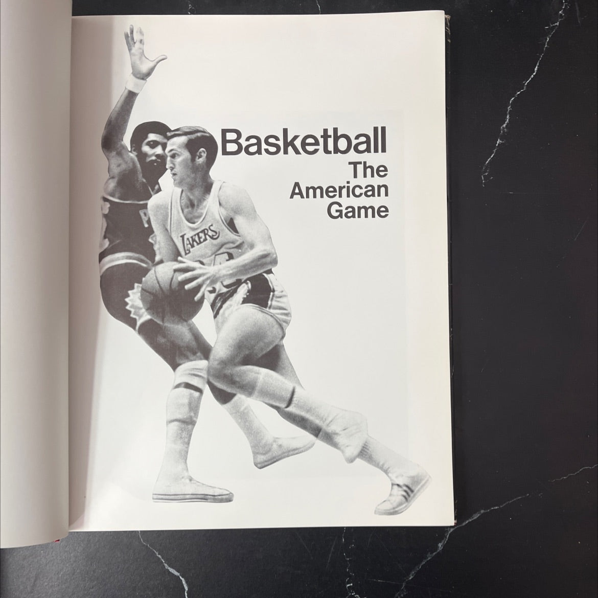 takers basketball the american game book, by Joe Jares, 1971 Hardcover, Vintage image 2