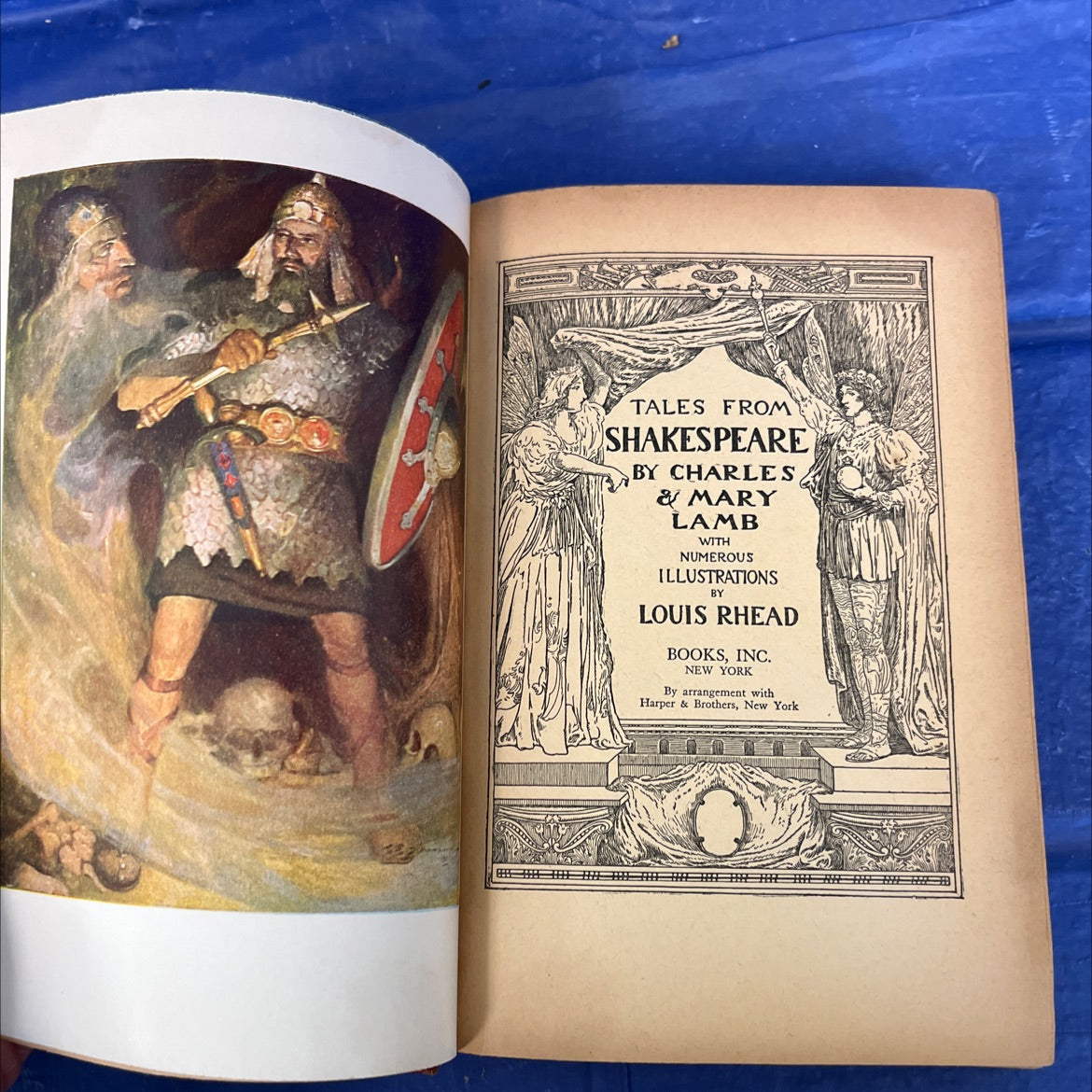 tales from shakespeare book, by charles lamb, mary lamb, 1946 Hardcover image 2