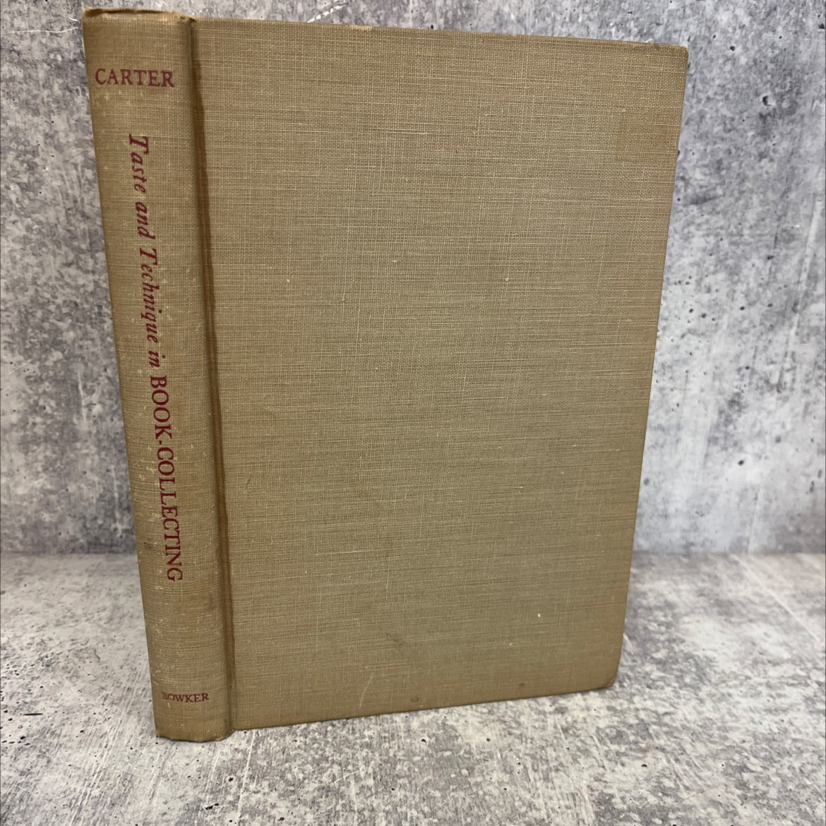 taste and technique in book-collecting book, by john carter, 1948 Hardcover, Vintage image 1