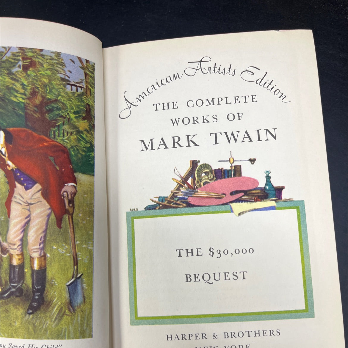 the $30,000 bequest book, by Mark Twain, 1917 Hardcover image 2