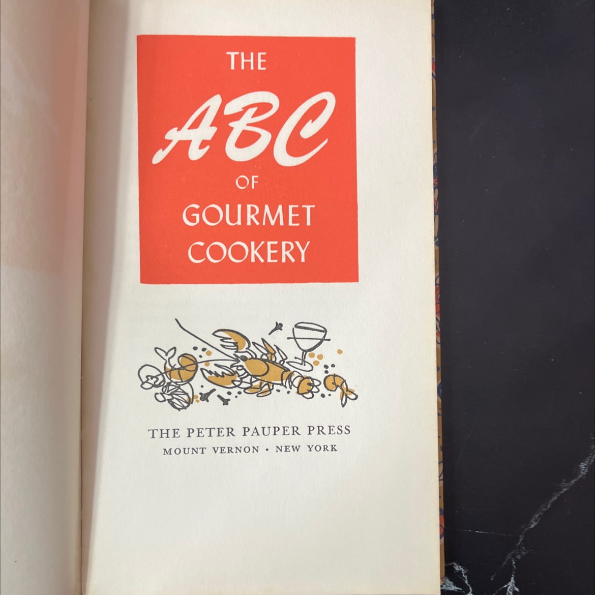 the abc of gourmet cookery book, by unknown, 1956 Hardcover, Vintage image 2