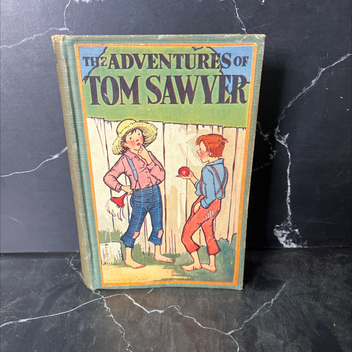 the adventures of tom sawyer book, by mark twain, 1931 Hardcover, Antique image 1