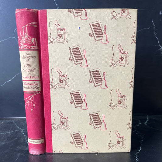 the adventures of tom sawyer book, by mark twain, 1946 Hardcover, Vintage image 1