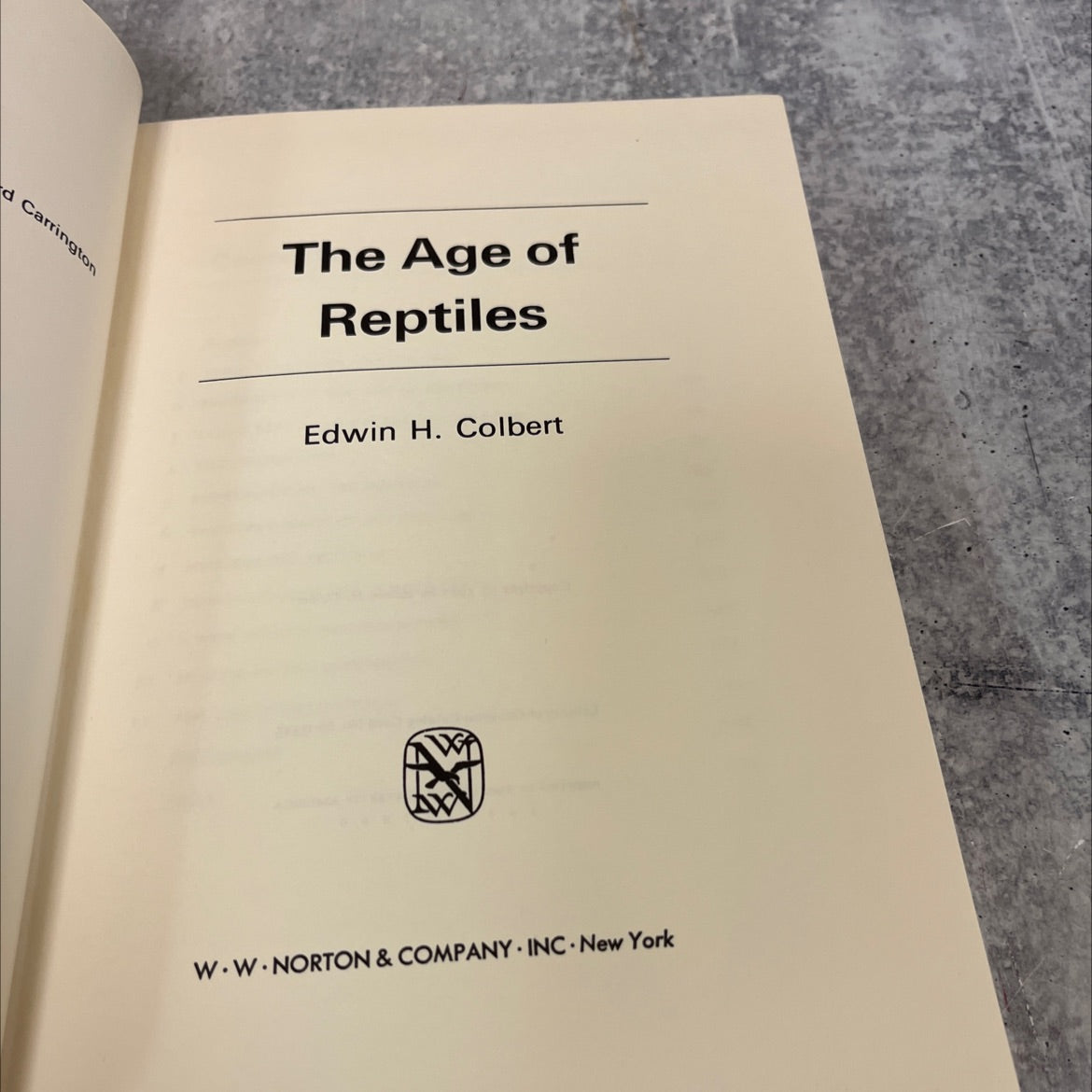 the age of reptiles book, by edwin h. colbert, 1965 Hardcover image 2