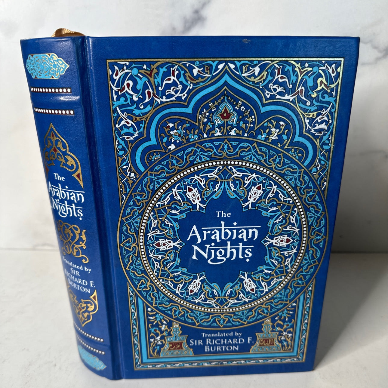 the arabian nights book, by sir richard f. burton, 2009 Leather image 1