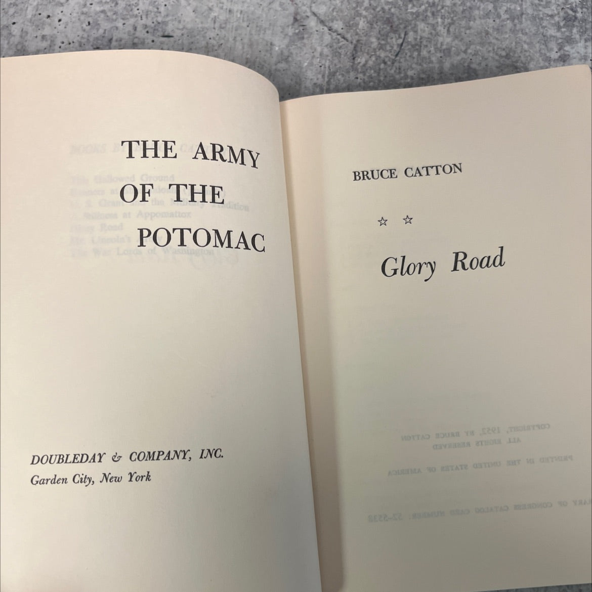 the army of the potomac at appomattox book, by bruce catton, 1952 Hardcover, Vintage image 2