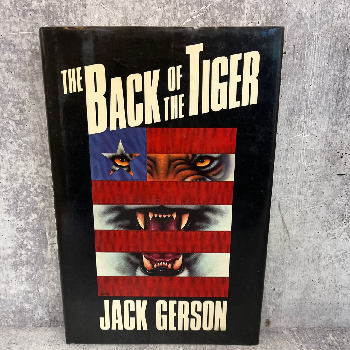 the back of the tiger book, by Jack Gerson, 1984 Hardcover, First Edition image 1