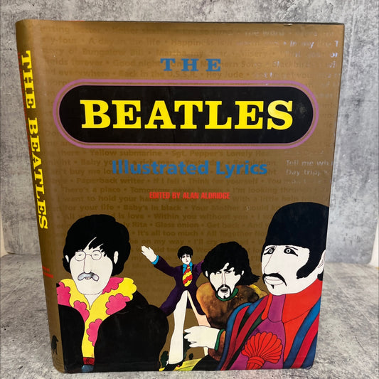 the beatles illustrated lyrics book, by alan aldridge, 1990 Hardcover image 1