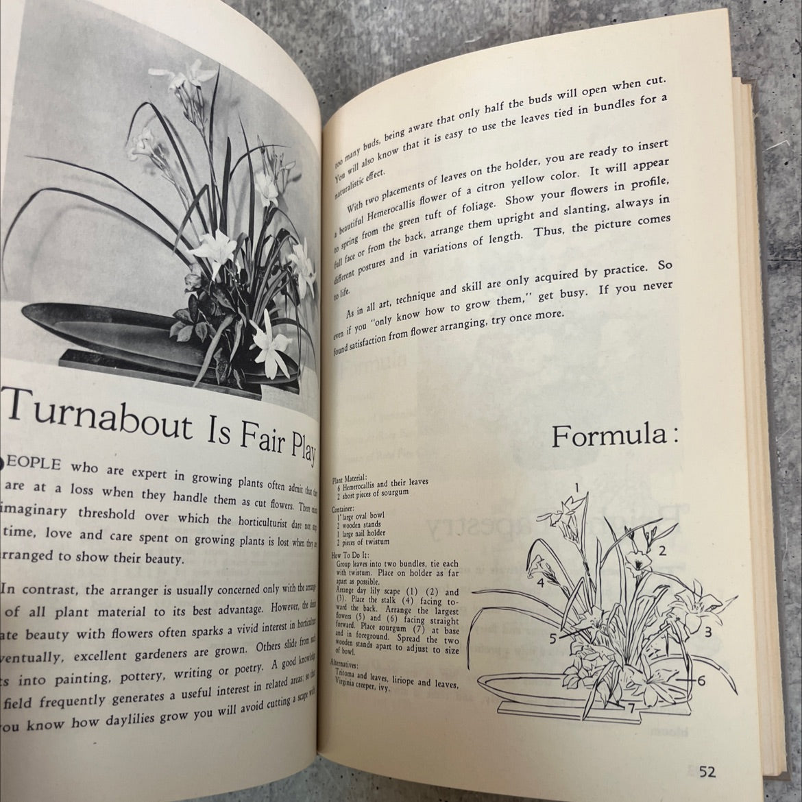 the beauty flowers book, by Mrs. Herbert H. Greger, 1964 Hardcover image 4