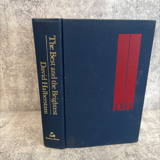 SIGNED the best and the brightest book, by David Halberstam, 1972 Hardcover, Vintage image 1