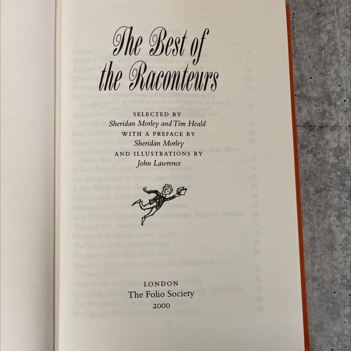 the best of the raconteurs book, by Sheridan Morley and Tim Heald, 2000 Hardcover image 2