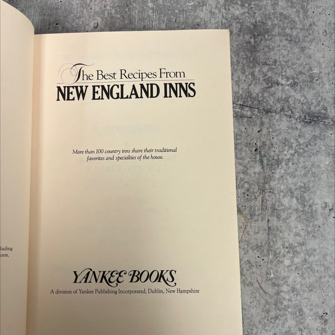 the best recipes from new england inns book, by Sandra J. Taylor, 1984 Hardcover image 2