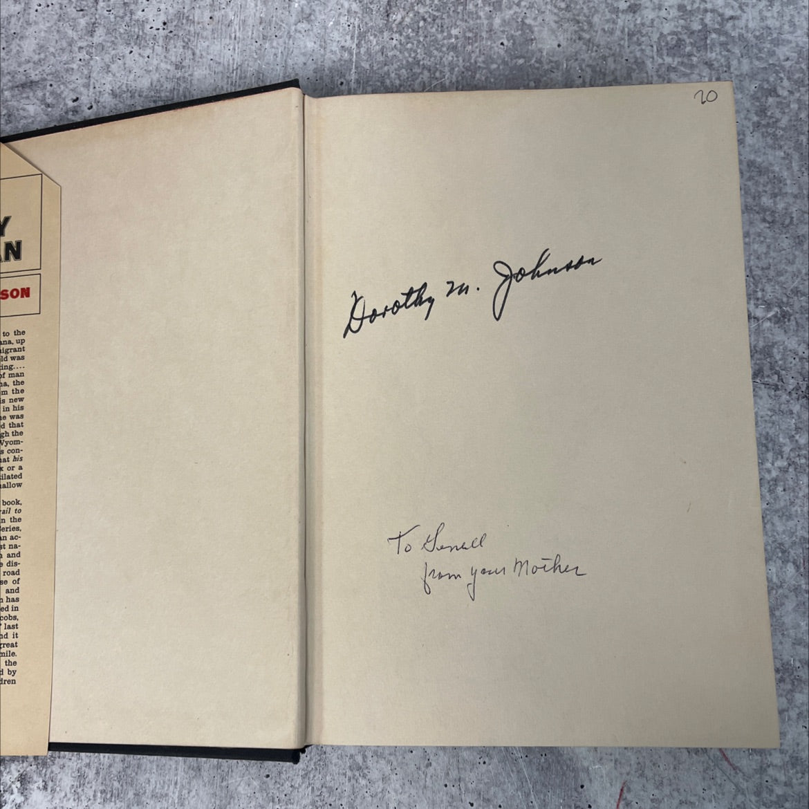 SIGNED the bloody bozeman book, by Dorothy M. Johnson, 1971 Hardcover, Vintage image 4