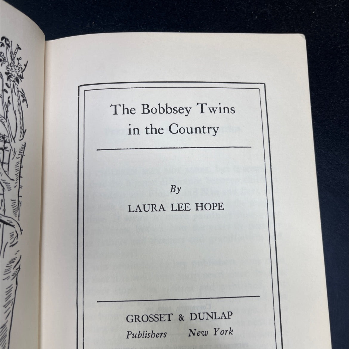 the bobbsey twins in the country book, by laura lee hope, 1950 Hardcover image 2