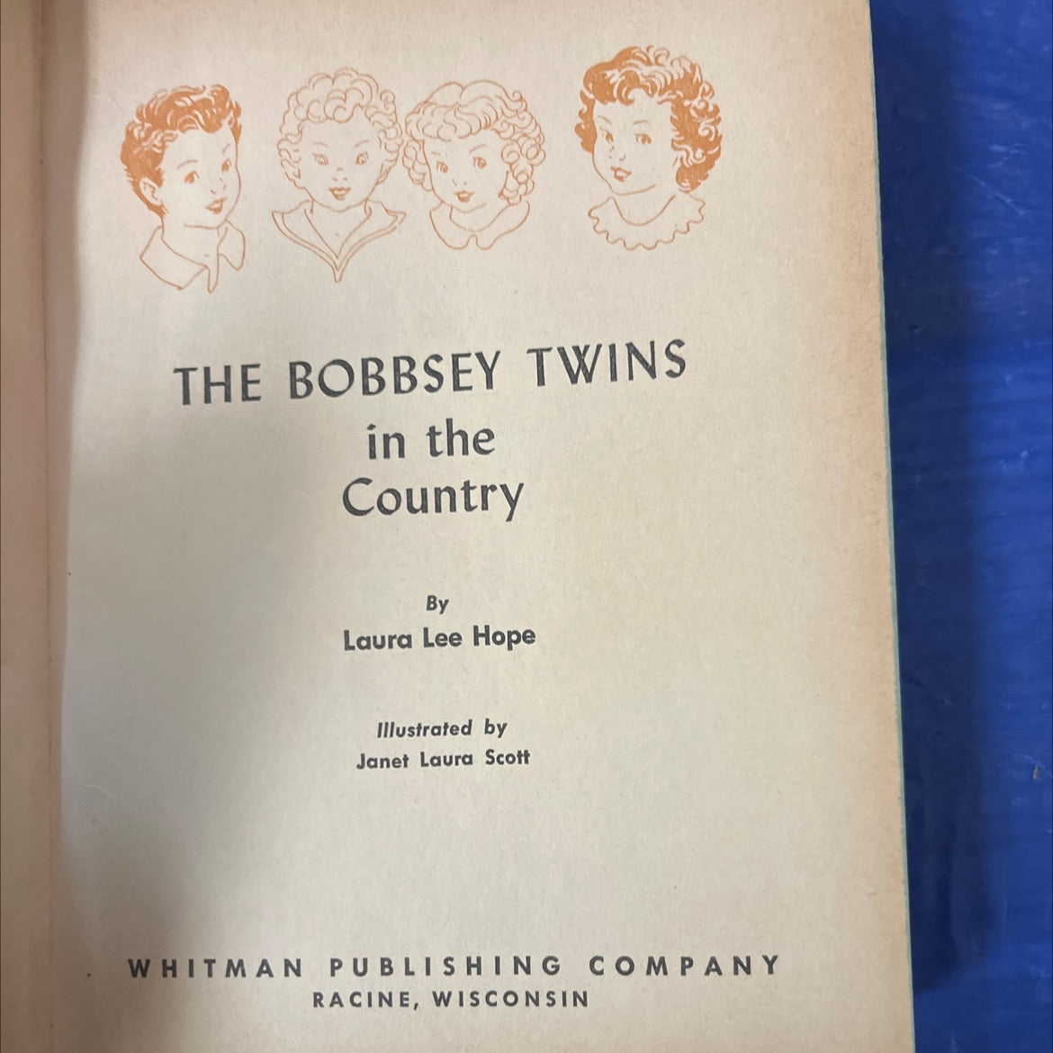 the bobbsey twins in the country book, by laura lee hope, 1953 Hardcover image 2