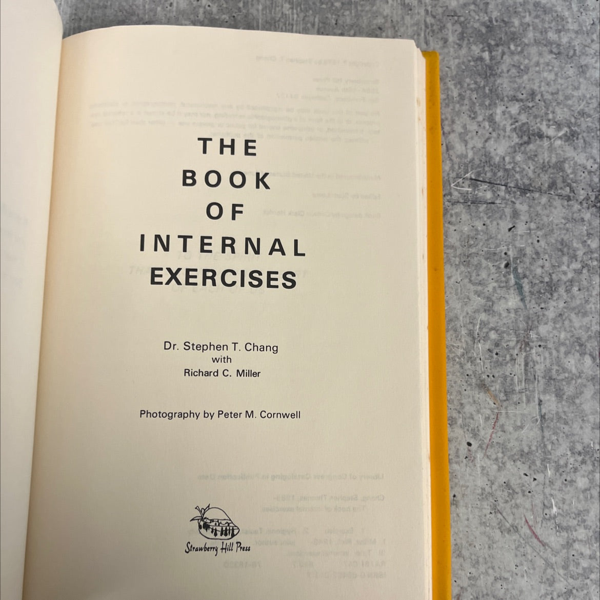 the book of internal exercises book, by Stephen T. Chang, 1978 Hardcover image 2