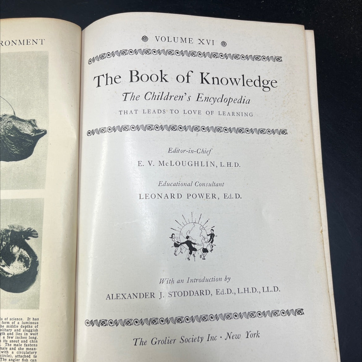 the book of knowledge book, by E. V. McLoughlin, 1951 Hardcover image 2