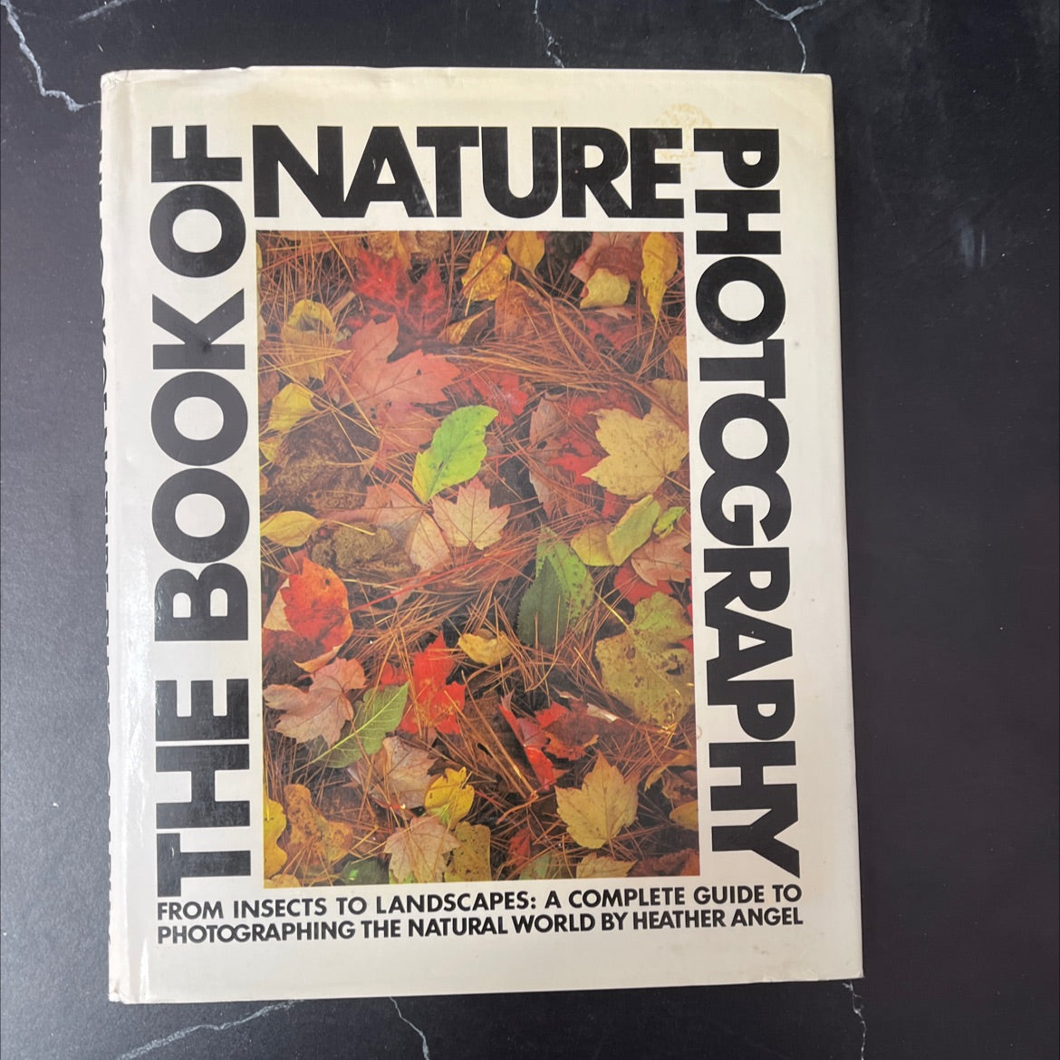 the book of nature photography book, by Heather Angel, 1982 Hardcover, Vintage image 1