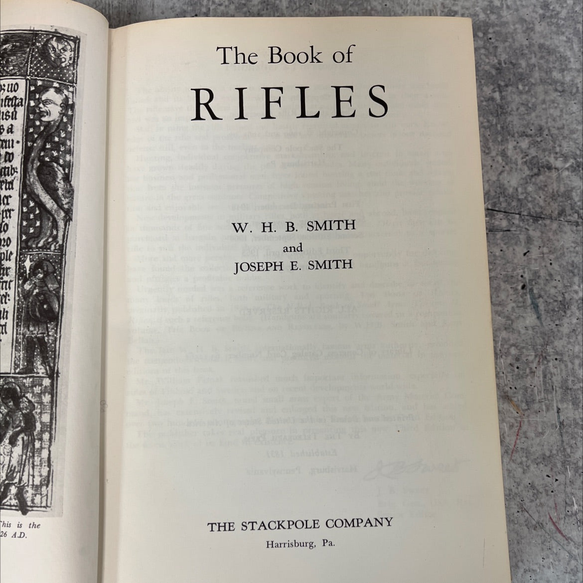 the book of rifles book, by w. h. b. smith and joseph e. smith, 1963 Hardcover, Vintage image 2