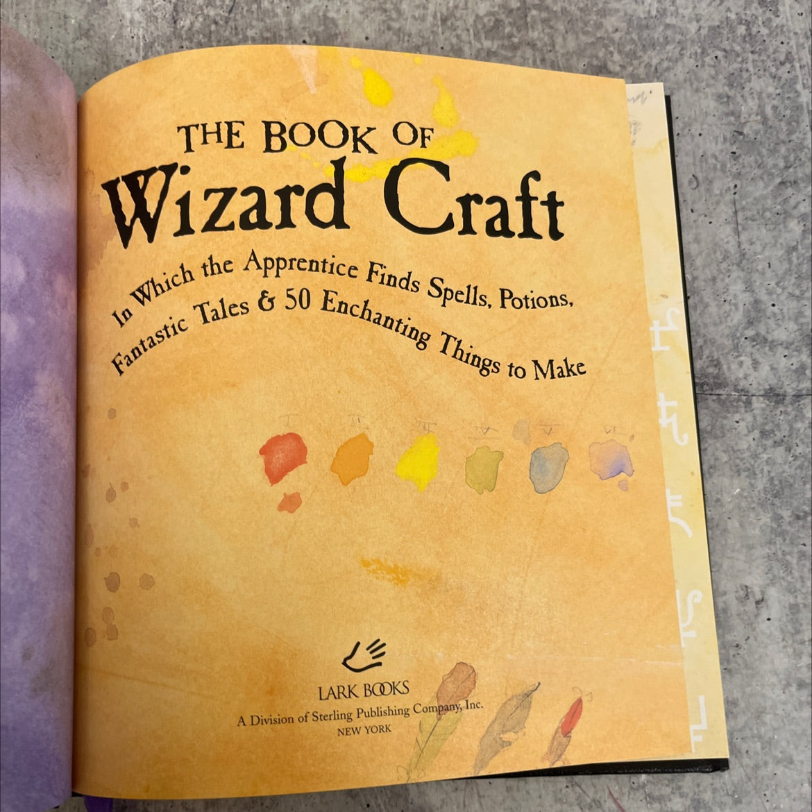 the book of wizard craft which the apprentice finds spells potions fantastic tal and 50 enchanting things to make book, image 2