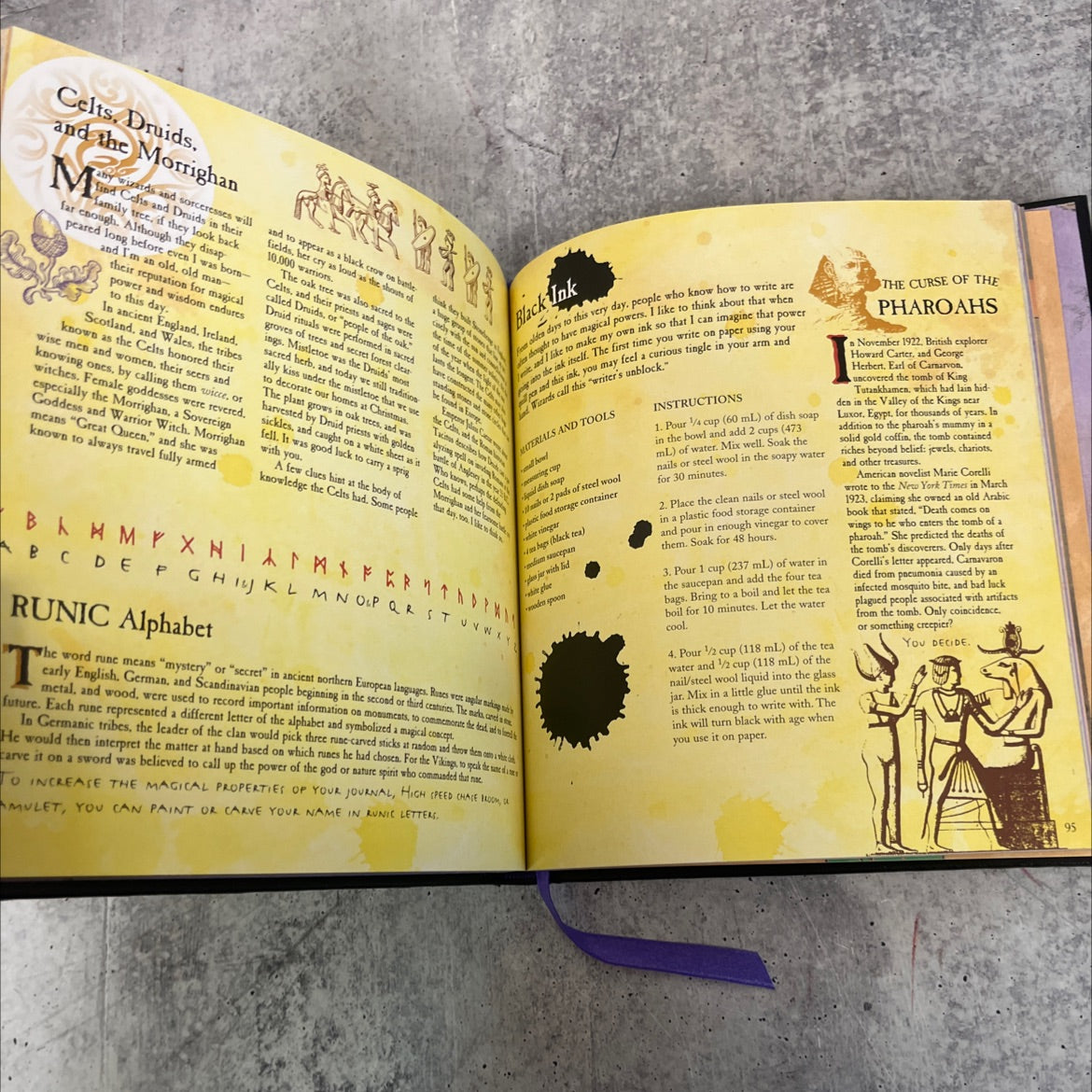 the book of wizard craft which the apprentice finds spells potions fantastic tal and 50 enchanting things to make book, image 4