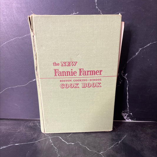 the boston cooking-school cook book book, by fannie merritt farmer, 1951 Hardcover, Vintage image 1