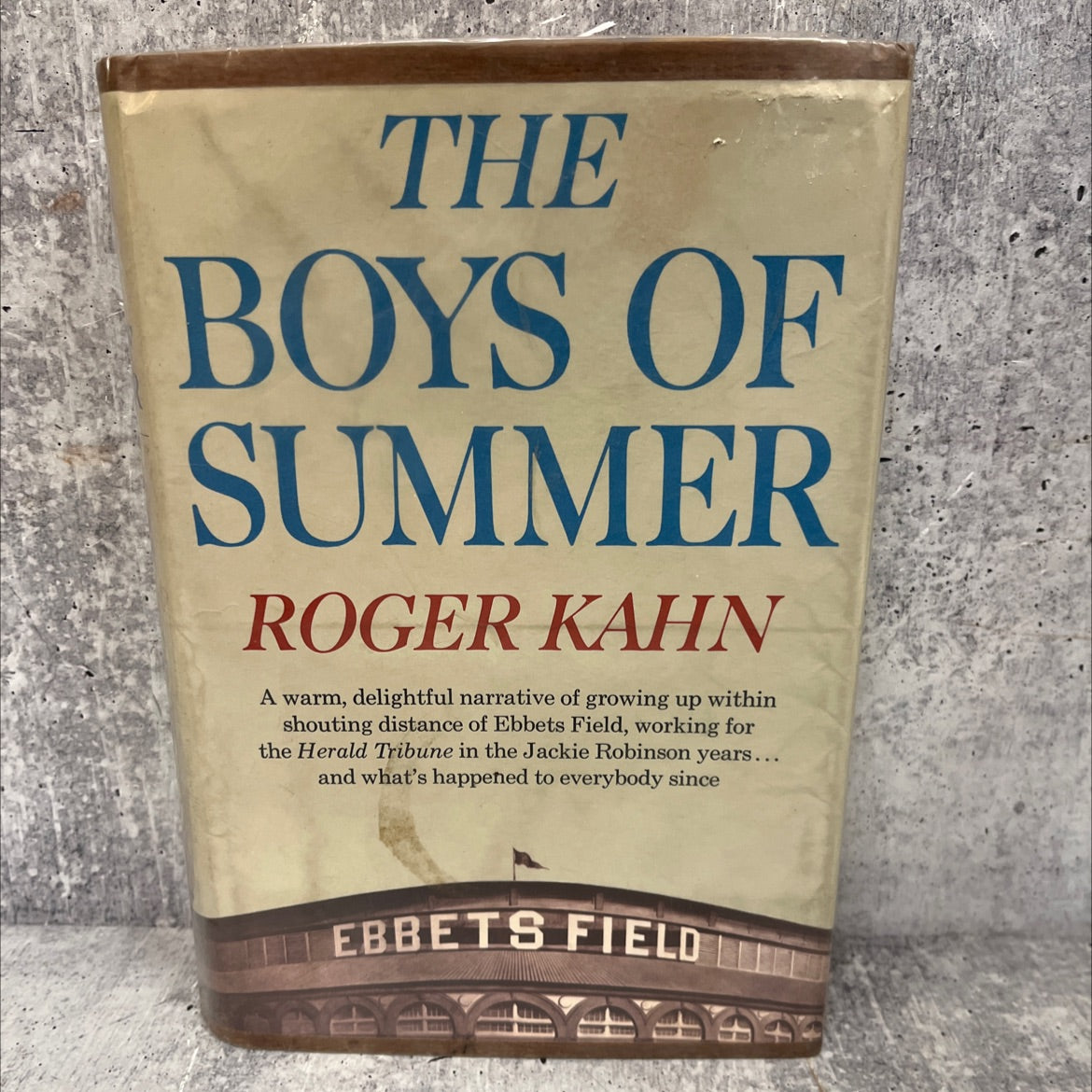 the boys of summer book, by roger kahn, 1972 Hardcover, Vintage image 1