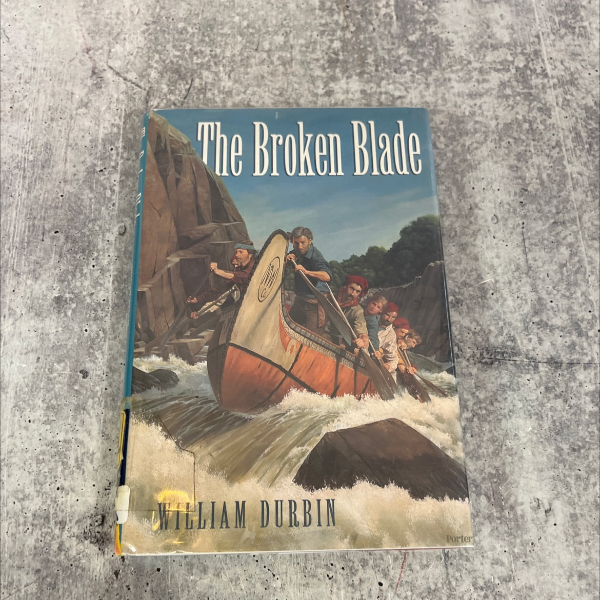 the broken blade book, by William Durbin, 1997 Hardcover image 1