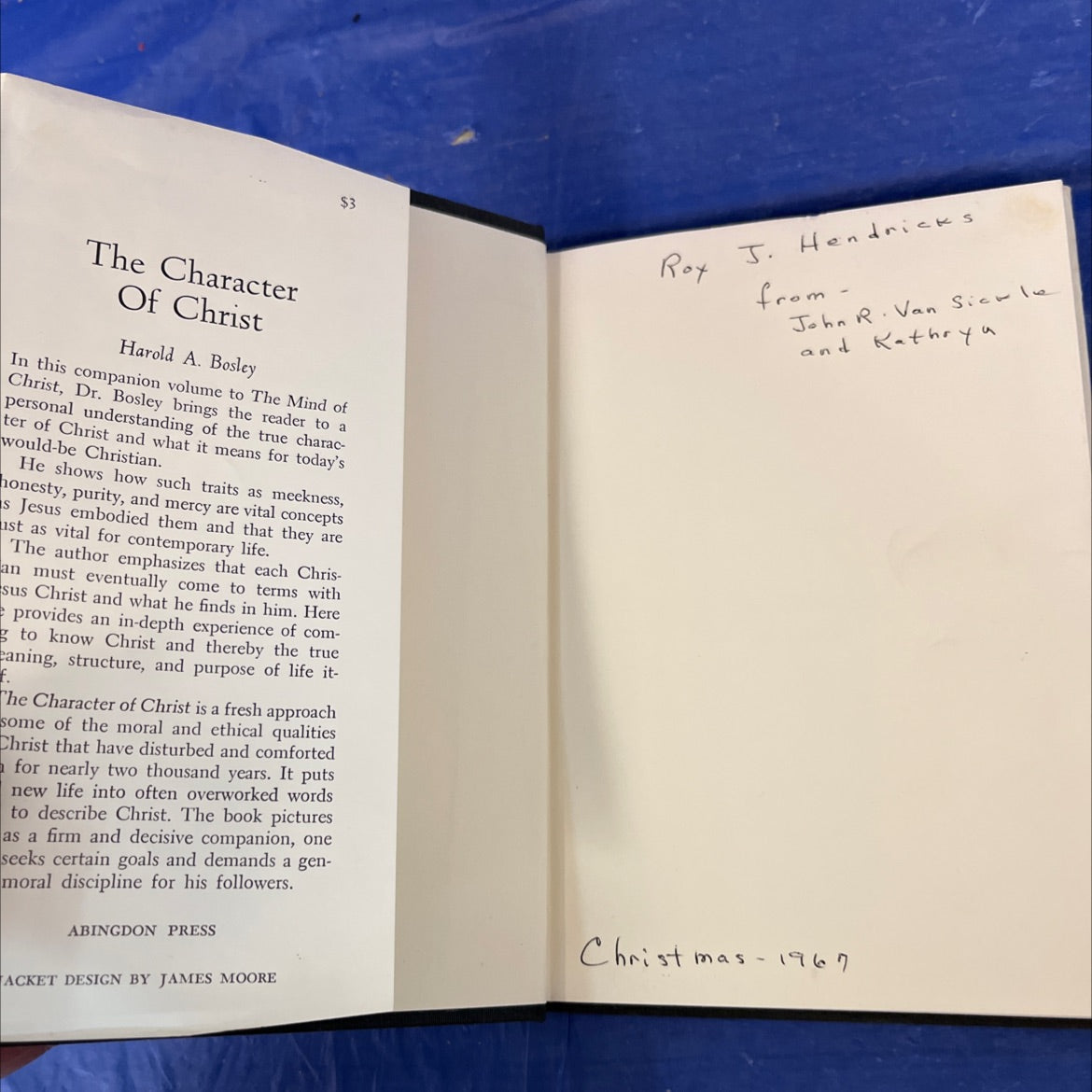 the character of christ book, by harold a. bosley, 1967 Hardcover image 4