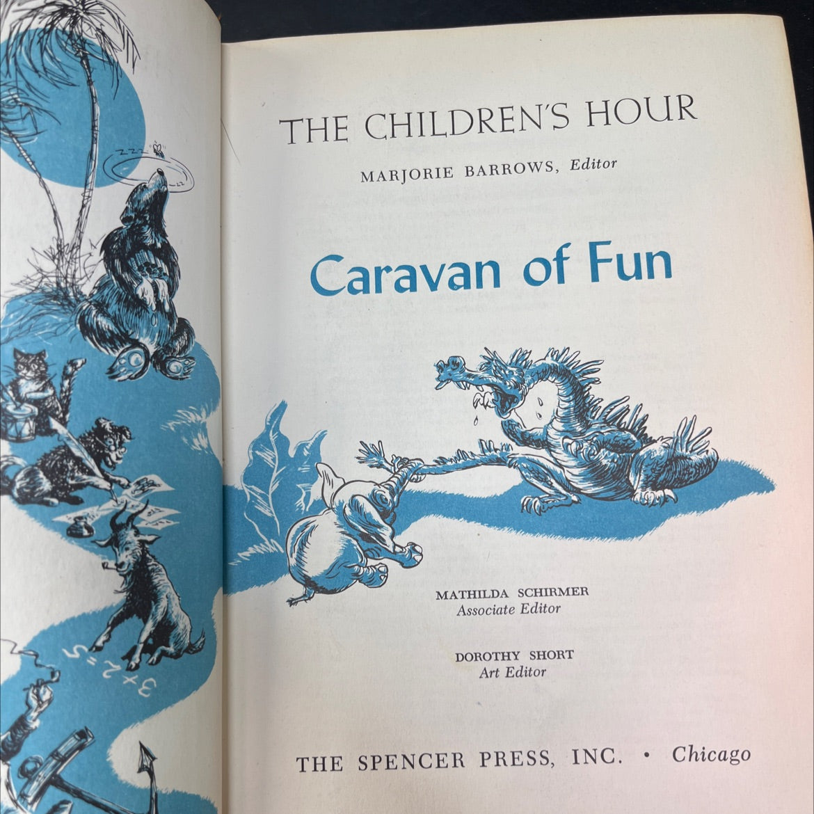 the children's hour book, by marjorie barrows, 1953 Hardcover image 2