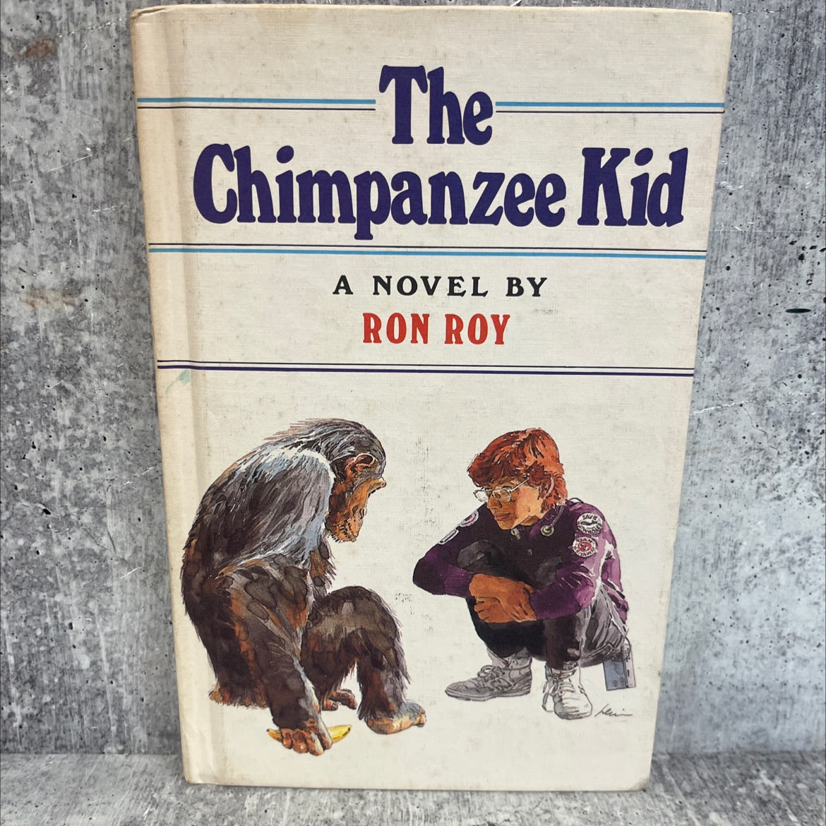 the chimpanzee kid book, by Ron Roy, 1985 Hardcover, Vintage image 1