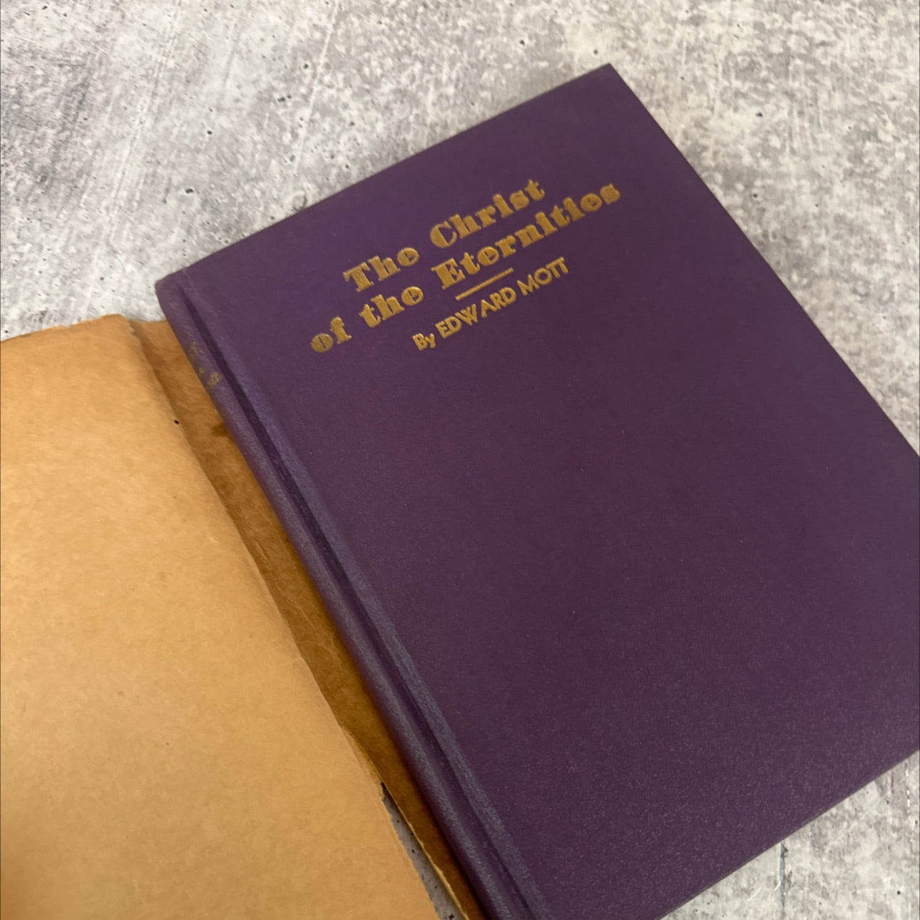 the christ of the eternities book, by edward mott, 1936 Hardcover image 4